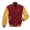 Wool Blend Varsity Jacket for Warmth and Comfort