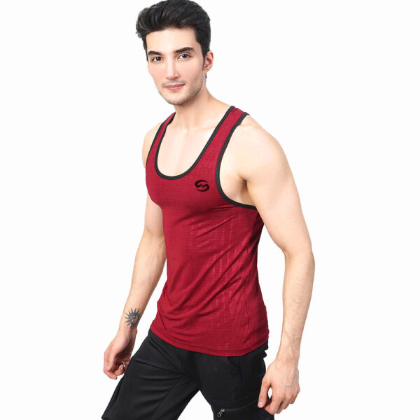 Stylish Racerback Tank Top for Men - Image 2
