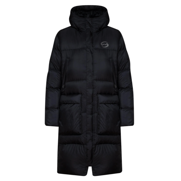 Hooded Long Down Coat for Outdoor Adventures