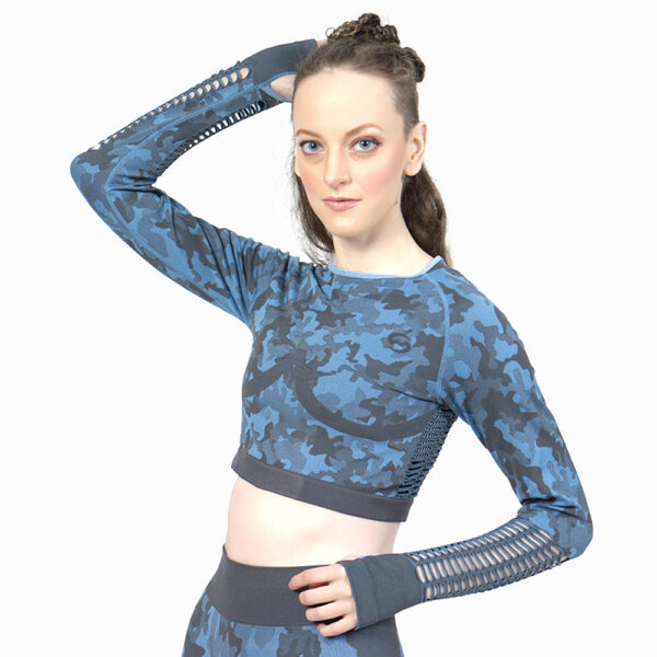 Silky and Satin Elegance Women’s Crop Top - Image 2