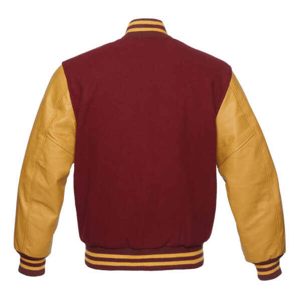 Wool Blend Varsity Jacket for Warmth and Comfort - Image 2