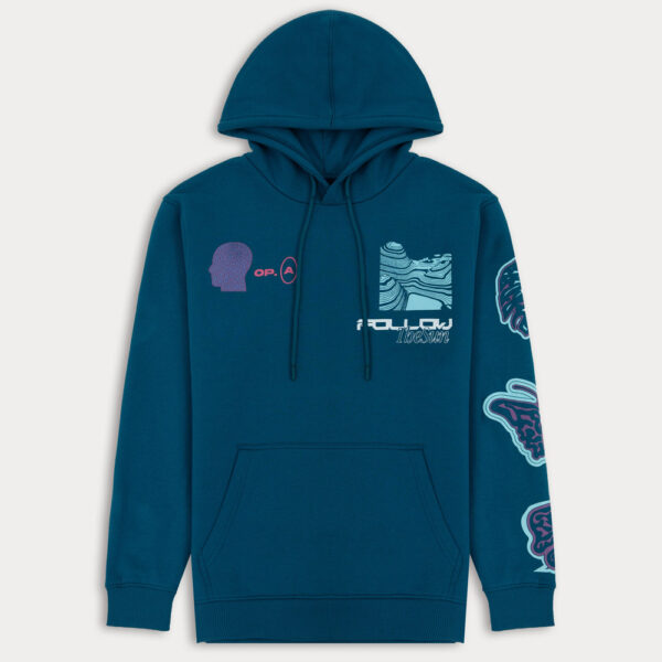 Vintage-inspired Men’s Hooded Sweatshirt