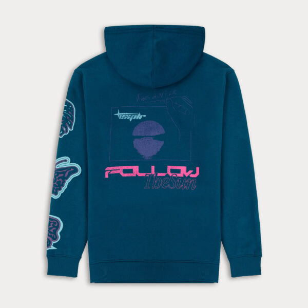 Vintage-inspired Men’s Hooded Sweatshirt - Image 2
