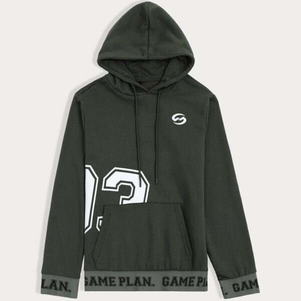 Trendy Men’s Hooded Sweatshirt